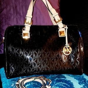 Black Micha Kors bag